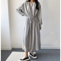 [벨롯] 빅사이즈 심플 롱 원피스