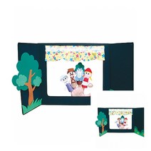 양면 인형극틀 인형극장 동화구연 인형극판 구연동화인형 인형극장판