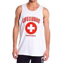 라이프가드 LIFEGUARD 공식 라이센스 남성용 근육 탱크 티셔츠 의류 레드 .. 정품보장