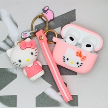 키티 에어팟 케이스 3세대 프로 케이스 1/2세대 케이스 / 키링별매, 에어팟3세대