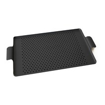 Kaymet 케이맷 서빙 트레이 직사각형 블랙 고무 37 x 27