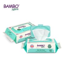 밤보그린 비데 물티슈 60매 1팩, 단품