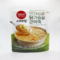 씨제이 소프트밀 닭가슴살 곤약죽, 12개, 180g