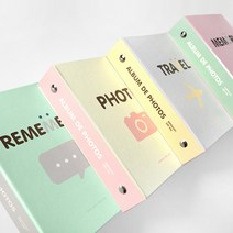 심플 80 포켓식 4x6 포토앨범 사진첩 사진정리 포토북, 핑크