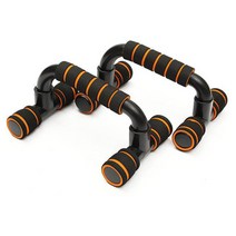 웰피트 팔굽혀펴기기구 푸쉬업바 H자형 홈트 가슴근육키우기, 오렌지