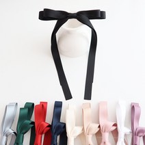 골프 롱 리본끈 머리끈 / 리본핀 머리핀 10color