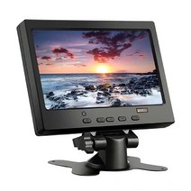 보조모니터 12 14 17 22 인치 AV / VGA HDMI 호환 미니 데스크탑 LCD 모니터와 7 인치 와이드 스, 한개옵션0