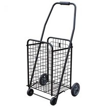 휴대용 핸드카트 운반기 캐리어 짐수레 가정용 바구니, 상세 페이지 참고, 블랙 중형