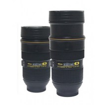 니콘 카메라 DSLR 렌즈 텀블러 Ver.2 - 캠핑 머그 컵