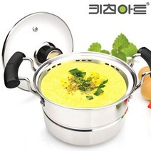 나누리sksgrow키친아트 냄비 계란찜 냄비 16cm 고급짐솥 찜냄비 찜전용냄비 스팀솥 업소용찜솥+sksgrow, ♥iwantbee, ♥iwantbee