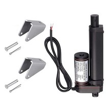 리니어 엑츄에이터 전동 실린더 DC 12V 24V 전기 선형 액추에이터 브래킷 포함 금속 기어 /7000N 2.5A 30W 100mm 스트로크 모터, [08] 400mm Stroke lgth, [02] 12V 300N 30mm s