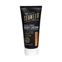 바디크림 슬림 버닝 마사지크림 Seaweed Bath Co. 퍼밍 바디 크림 로즈마리 민트 향 6온스 수확한 해초 클로렐라 녹색 커피 콩, 디톡스 - 오렌지 시더, 6온스(1팩)