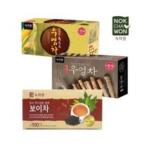 녹차원 건강차2탄 300세트(옥수수수염차+보이차+우엉차) 명절 부모님 선물 다이어트 탕비실 회사 체중조절 손님접대, 1set