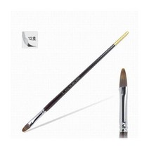 화홍 아크릴붓 848 12호 평 인조합성모 912476 - 아크릴물감 붓 유화붓 캔버스 아크릴붓, 단품, 상세페이지 참조