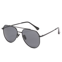 DFMEI 빈티지 빅테두리 더블 빔 편광 선글라스