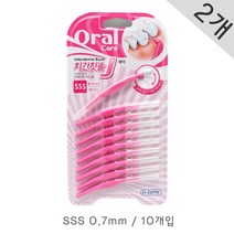 오죤 오랄케어 치간칫솔 제이 SSS (0.7mm) 10개입, 2개