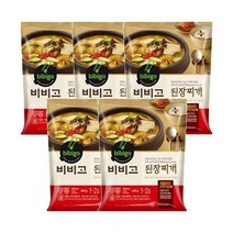 비비고 된장찌개, 460g, 5개