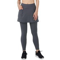 Slimour 여성용 윈터 아웃도어 애슬래틱 포켓 스커트 레깅스 XL