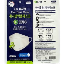 더이룸 황사 방역용 마스크 대형 KF94, 30개입, 4개, 흰색