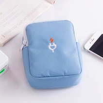 휴대용 노트북 보조배터리 미니 디지털기기 외장하드 액세서리 파우치 USB