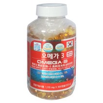 (국내생산) 오메가3 1110mg 300캡슐(대용량) 국내 해외 직구 도매