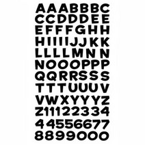 자동차 키 케이스 홀더 커버 링 열쇠고리 클래식 알파벳 문자 스티커 Abc 플래너 교사 스크랩북 PVC, Alphabet decal+22 X 12 CM+Lase