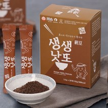 청보마을 [청보마을] 프리미엄 발효 생생낫또(쥐눈이콩) 3.5g x 90포 / 3박스