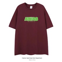 남성 프린트 루즈한 트렌드 올매치 반팔 티셔츠 T9021