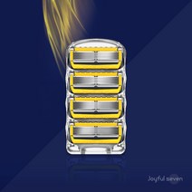 질레트 프로쉴드 옐로우 면도날 (정품/벌크형) 4개입 1개