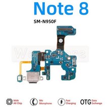 원래 USB 충전 포트 충전기 독 커넥터 플렉스 케이블 삼성 Galaxy Note 4 5 8 9 N950F N950N N950U N960F N, Note 8 N950F