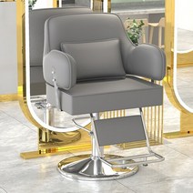 바버샵의자 이발소의자 럭셔리 회전 안락 의자 미적 스타일링 전문 이발 살롱 트리트먼트 세디아 기레 가구 LJ50BC, 6.sliver disc