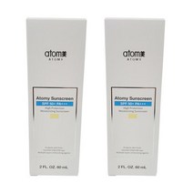 애터미 선크림 베이지 60ml 2개, 애터미 폼클렌저150mL 미세한 거품으로 모공노폐물케어