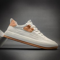 스노보드부츠 스노우보드부츠 보드부츠 스노우보드화 스노우부츠 여름 인플루언서 갸우뚱 캐주얼 1단 소가죽 슬립온 판 트렌드 매치 펀칭, 흰색