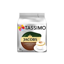 가전용품 캡슐 커피머신 에스프레소머신 소모품Tassimo Kapseln Jacobs Cappuccino Classico 40 Kaffeekapseln 5er Pack 5 x