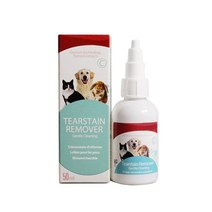 강아지 고양이 애완동물 인공눈물 결막염 백내장 개와 를 위한 50ml 눈 세척 방울 눈 얼룩 제거용 항염증 살균 관리, 하얀