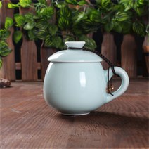 고급스러운 명품 청자 찻잔 뚜껑있는전통쌍화차잔 한방찻잔, 디야 오 판칭 (사계절 컵)