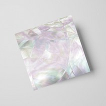 라벤더 자개 떡메모지