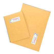 동아측기 [디자인스토리] 똥 종이 갱지 스케치북 50매 드로잉북 54g 회색 스케치북, 5절(상철)