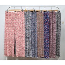 형제상회 주름몸빼 춘추 할머니몸빼 꽃무늬 플리츠 촌캉스 할머니바지 할매옷 C0002SF08