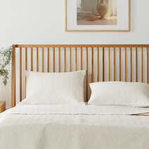 [까사미아] 크림프 양모 워싱베개커버(컬러 택1)