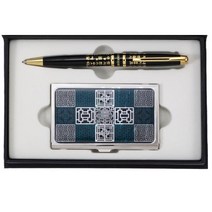 훈민정음볼펜+창살문그린자개명함, 상품선택