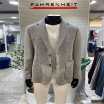 지이크F SH04 블랙 도트패턴 슬림핏 자켓 FEEAA4301