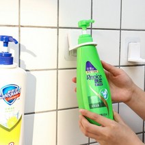 몬스팩토리 다용도 접착식 호텔 간편 욕실용품 샴푸 걸이 홀더, 1개, 화이트