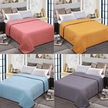4계절 먼지없는 140X200 차렵이불 봄여름 이불 여행용 침구 부드러운 편안한 침대 낮잠이불
