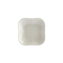 웨지우드 페스티비티 12cm 사각접시 1p (아이보리), 단일속성, 없음