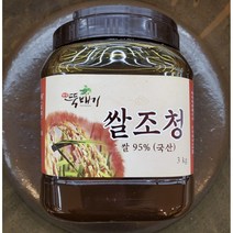 옛맛뚝배기 [쌀조청 국산 100%] 3kg, 1