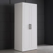 빅로드가구 키큰장 다빈치 틈새장 싱글장 옷장, 화이트