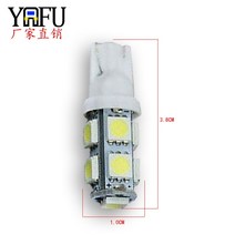 제조 업체 직접 자동차 전구 t1050505smd 와이드 작업 조명 오토바이 차례 LED 번호판 램프, 한개옵션1, 04 빨간