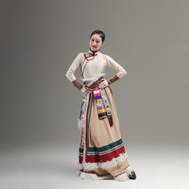티베트 공연연출 복녀 무대 어른 예술학과입시 복장을 베트남전통의상