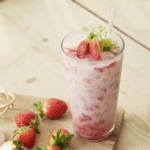 딸기베이스 프리미엄 / 냉동 딸기청 / 국산딸기 70% 유기농설탕 홈카페 리얼라떼 음료베이스, 1개, 600g